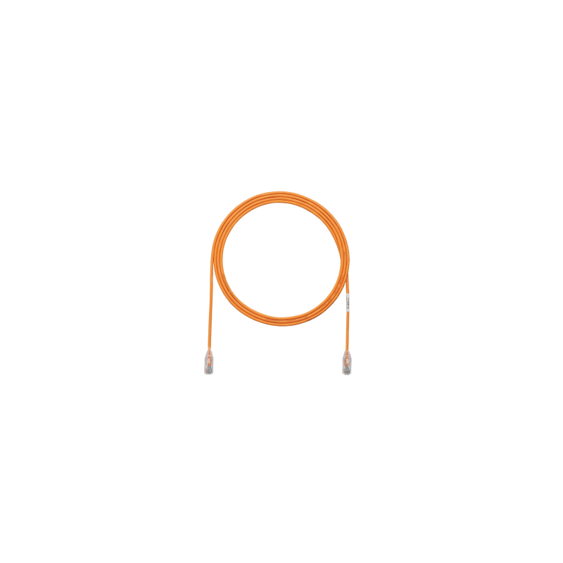 Cable de Parcheo TX6 UTP Cat6 28AWG 0.30m Naranja Panduit