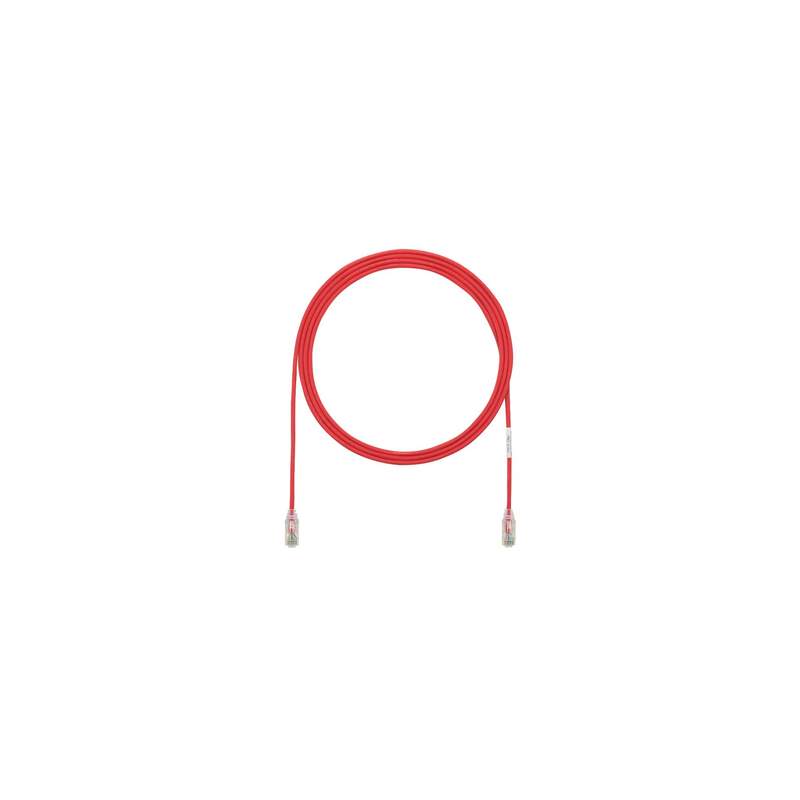Cable Parcheo Panduit Cat6 UTP 28AWG Rojo 10.06m