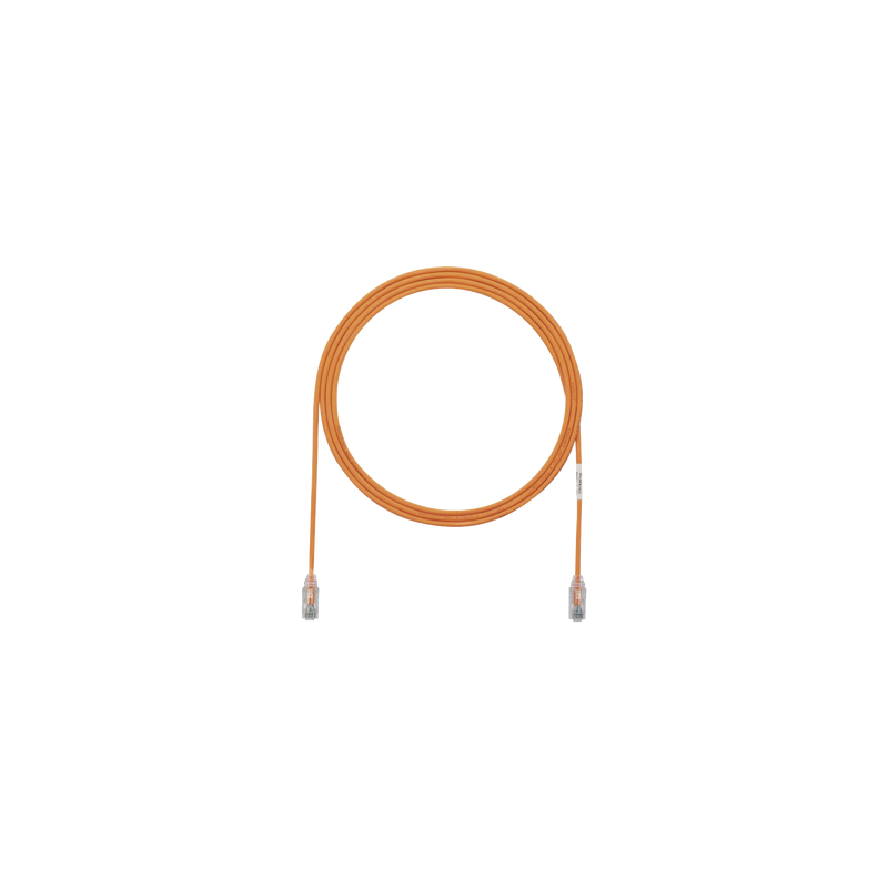 Cable de Parcheo Panduit Cat6 28AWG 2.13m Naranja