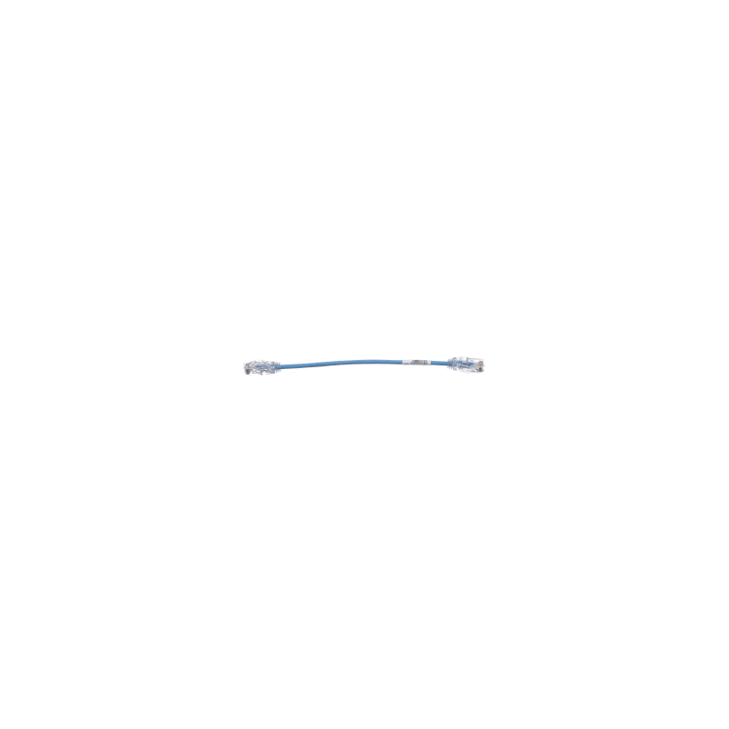 Cable de Parcheo UTP Cat6A 28AWG Azul 20cm PANDUIT