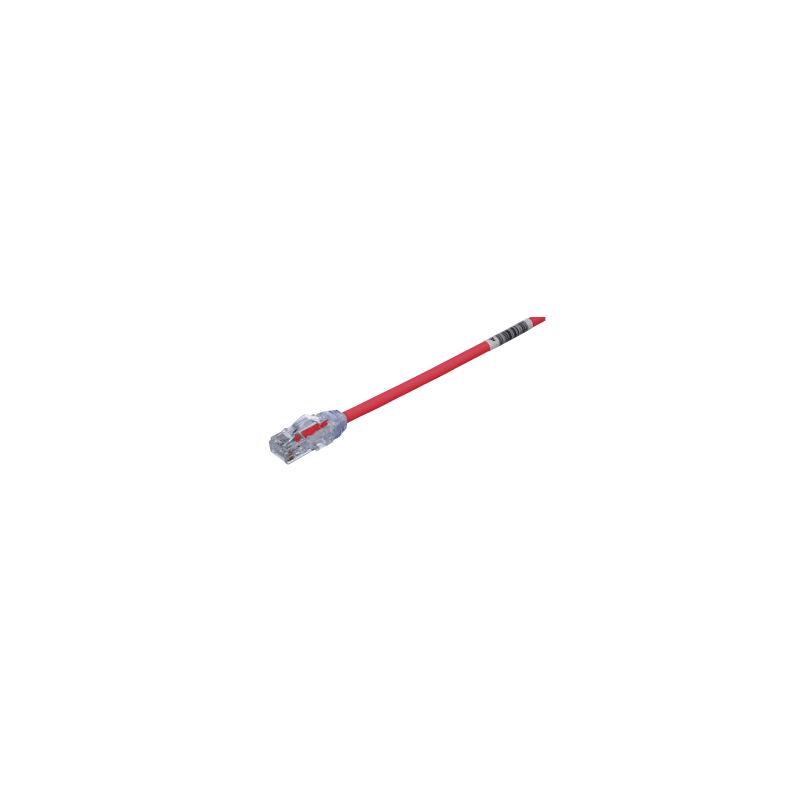 Cable de Parcheo UTP Cat6A Panduit 28AWG Rojo 20cm