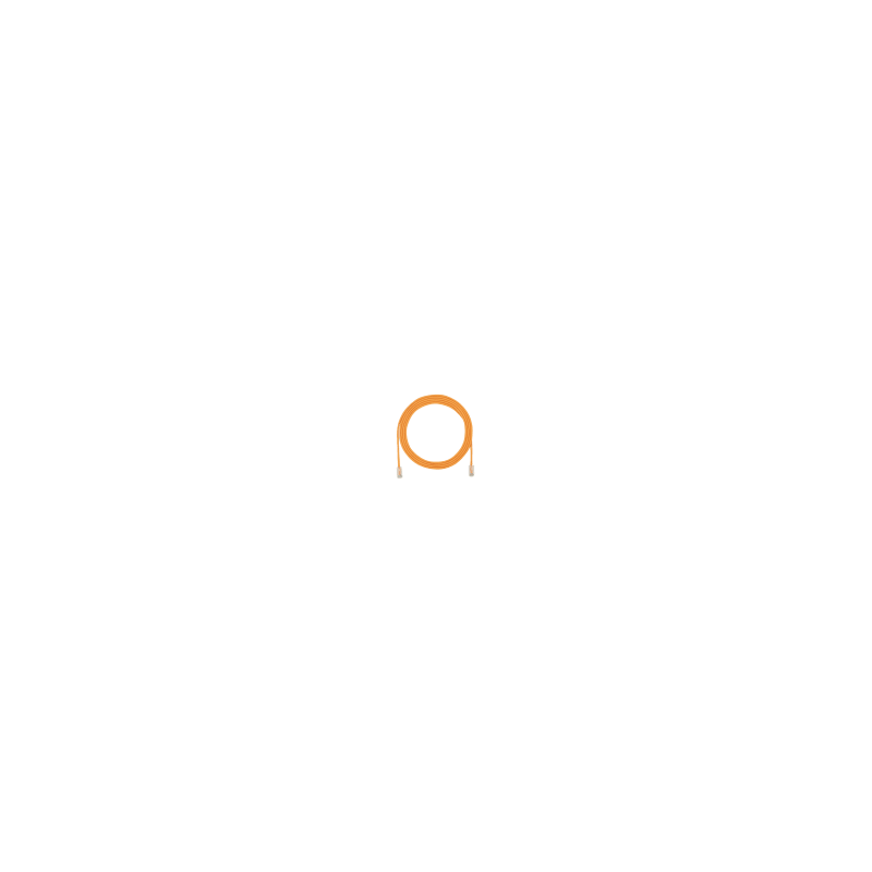 Cable Parcheo UTP Cat6A 28AWG Naranja 15ft PANDUIT