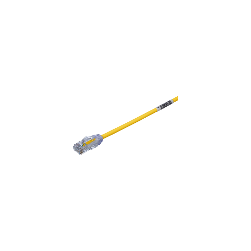 Cable Parcheo UTP Cat6A 28AWG 0.3m Amarillo PANDUIT