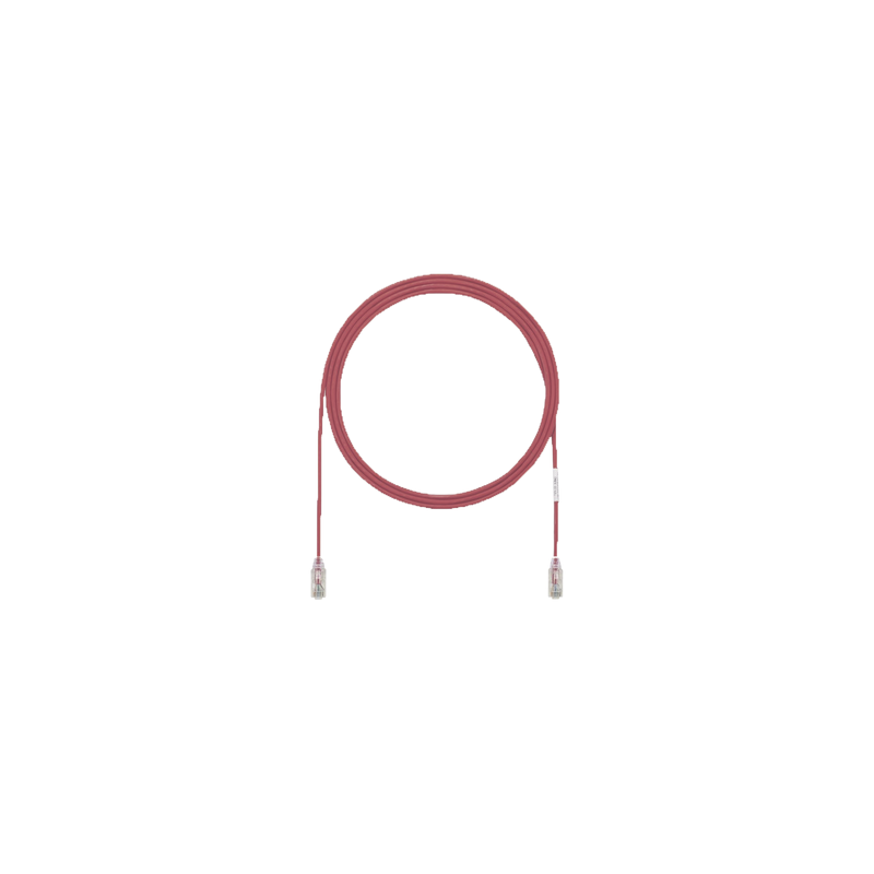 Cable Parcheo Cat6A Panduit 28AWG Rojo 0.91m