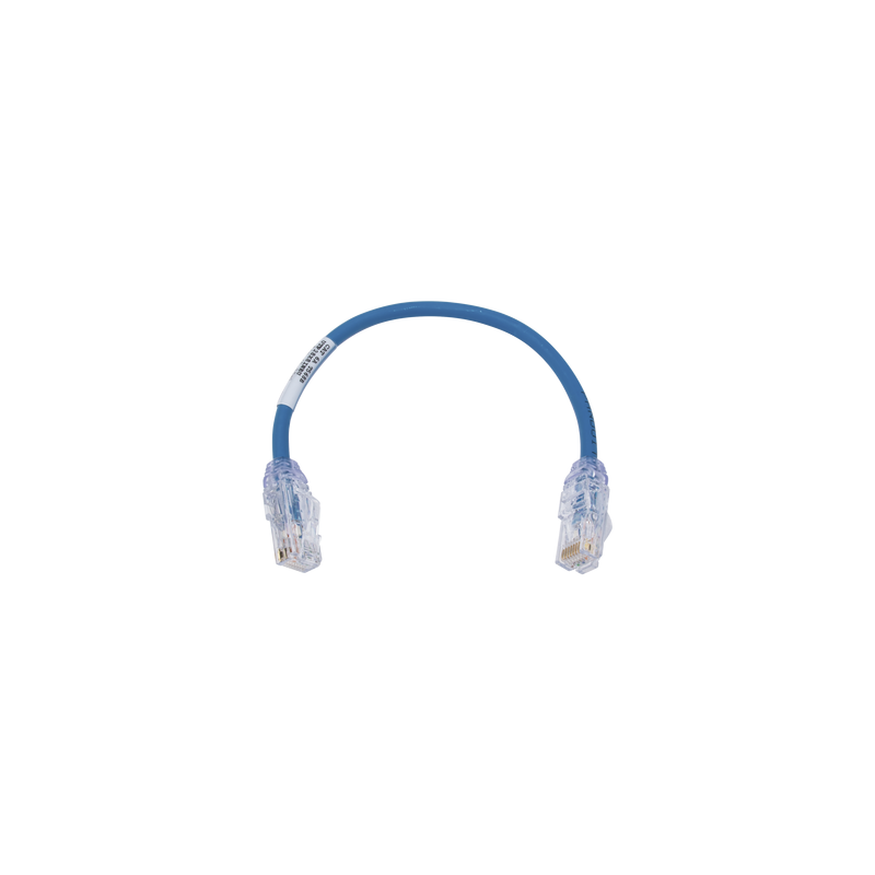 Patch Cord Panduit Cat6A 28AWG Azul 8in