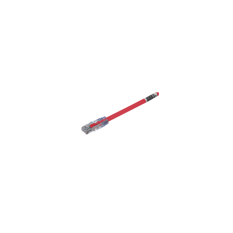 Cable de Parcheo UTP Cat6A 24 AWG CM Rojo 7.62m Panduit
