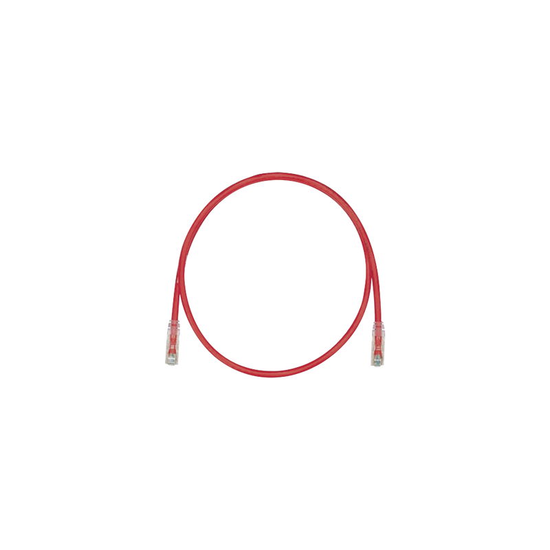 Cable de Parcheo TX6 UTP Cat6 24AWG Rojo 30.48m Panduit