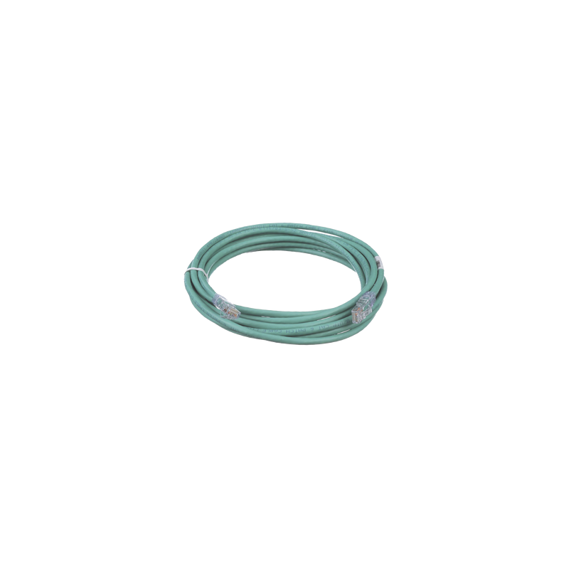 Cable de Parcheo TX6, UTP Cat6, 24 AWG, CM, Color Verde, 4.57 Metros (15 Pies)