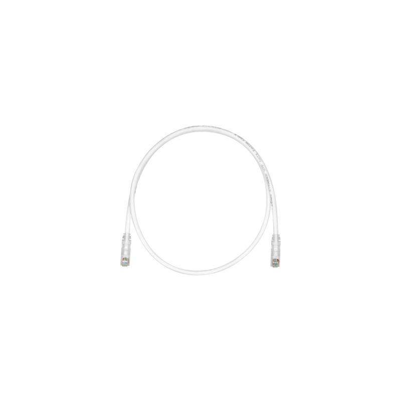 Cable de Parcheo TX6, UTP Cat6, 24 AWG, CM, Color Blanco Mate, 4.57 Metros (15 Pies)