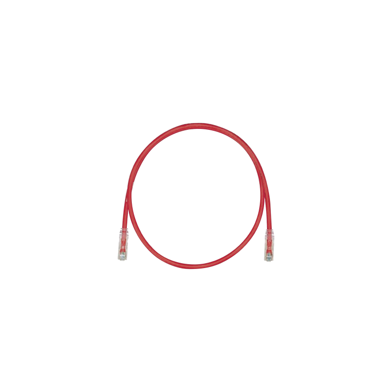 Cable de Parcheo TX6 UTP Cat6 Panduit, Rojo, 1.52m
