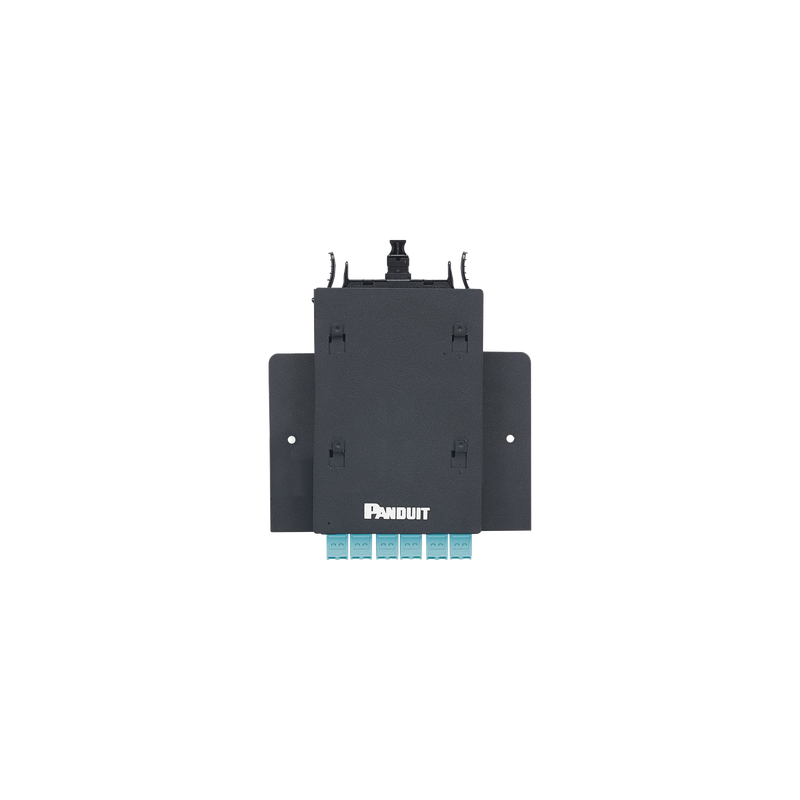 Soporte Montaje Casete HD Flex 6 Puertos Panduit Negro