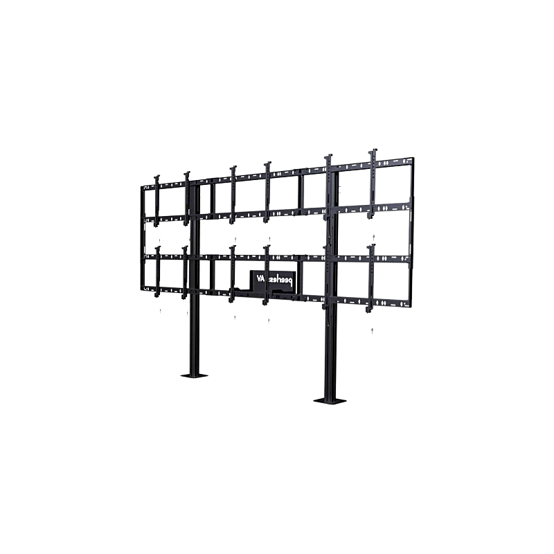 Soporte Modular para Video Wall Pedestal / Configuración 3x2 / Para Pantallas 46" a 55" / Hasta 5" de Profundidad (127 mm) / Ajuste Sin Herramientas / 8 Puntos de Alineación / Estructura de Aluminio / Compatibilidad VESA 200x2