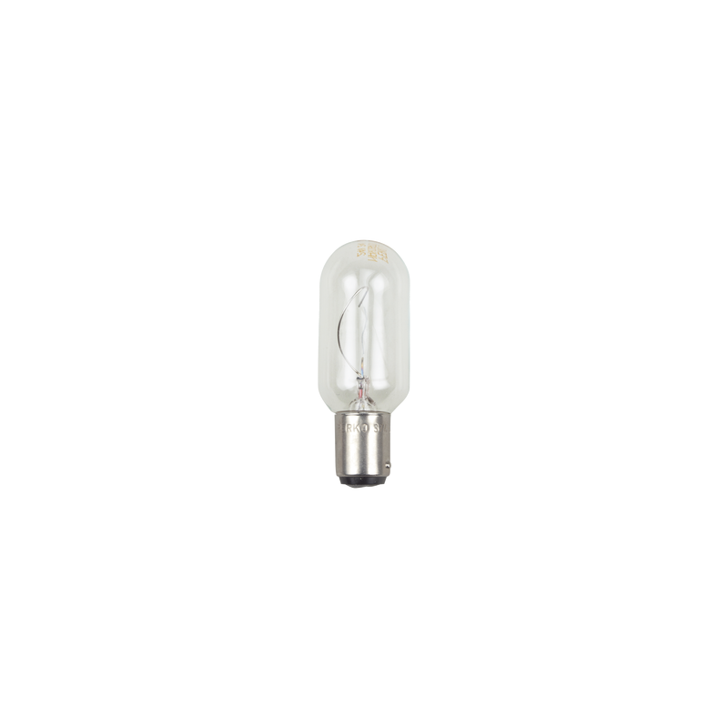 Bombilla transparente 120Vca 30W doble contacto PERKO