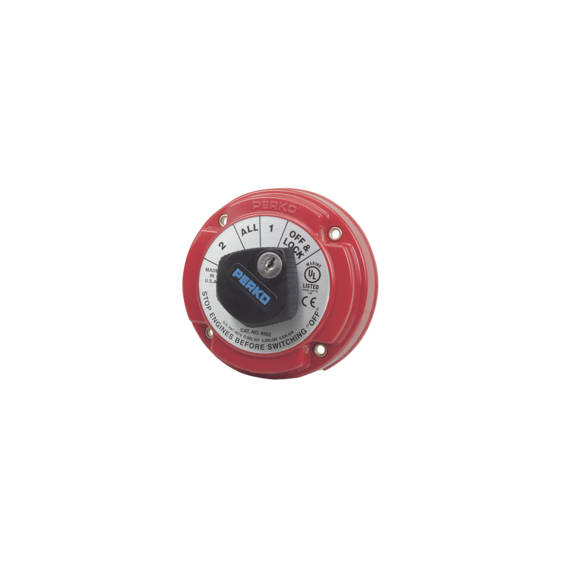 Switch Selector de Batería Marino con Llave | Perko | Precio México - Envío Inmediato | LM Soluciones