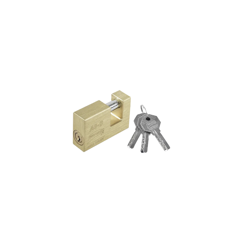 Candado para Cortina  #9 / Opera con 11 pernos de combinación / Alta seguridad.