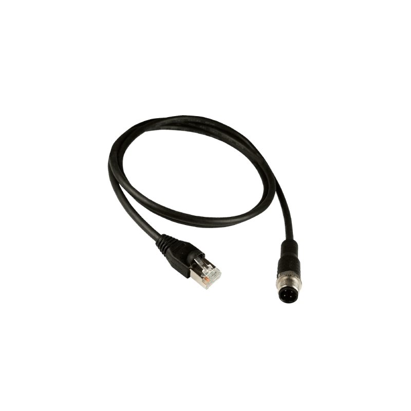 Cable Ethernet M12 Macho a RJ45 4 pines Cod. D 10m PLANET