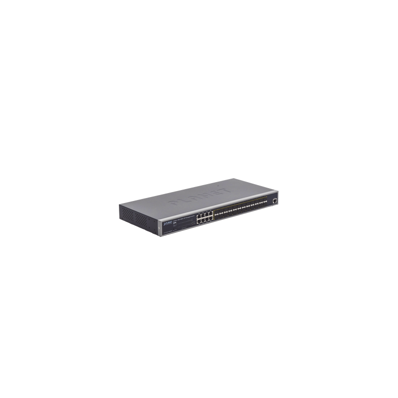 Switch Capa 2 PLANET 24 SFP Gigabit 8 Combo RJ45 | Precio México - Envío Inmediato | LM Soluciones