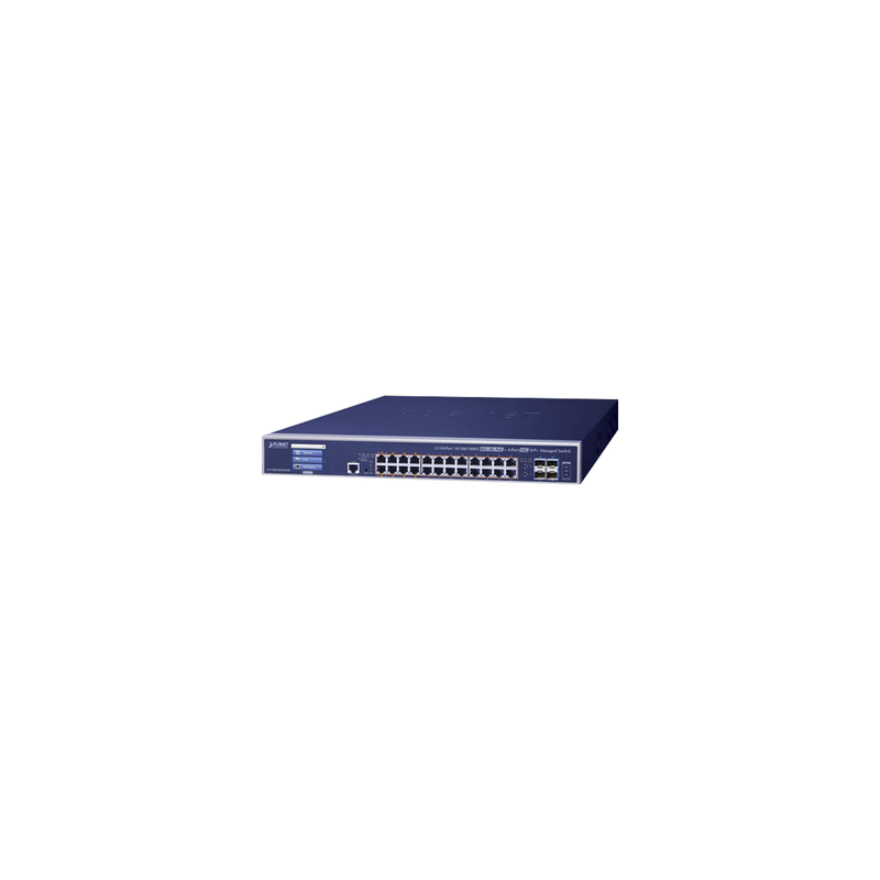 Switch Capa 3 PLANET 24 Puertos Gigabit PoE++ 600W 4 SFP+ 10 | Precio México - Envío Inmediato | LM Soluciones