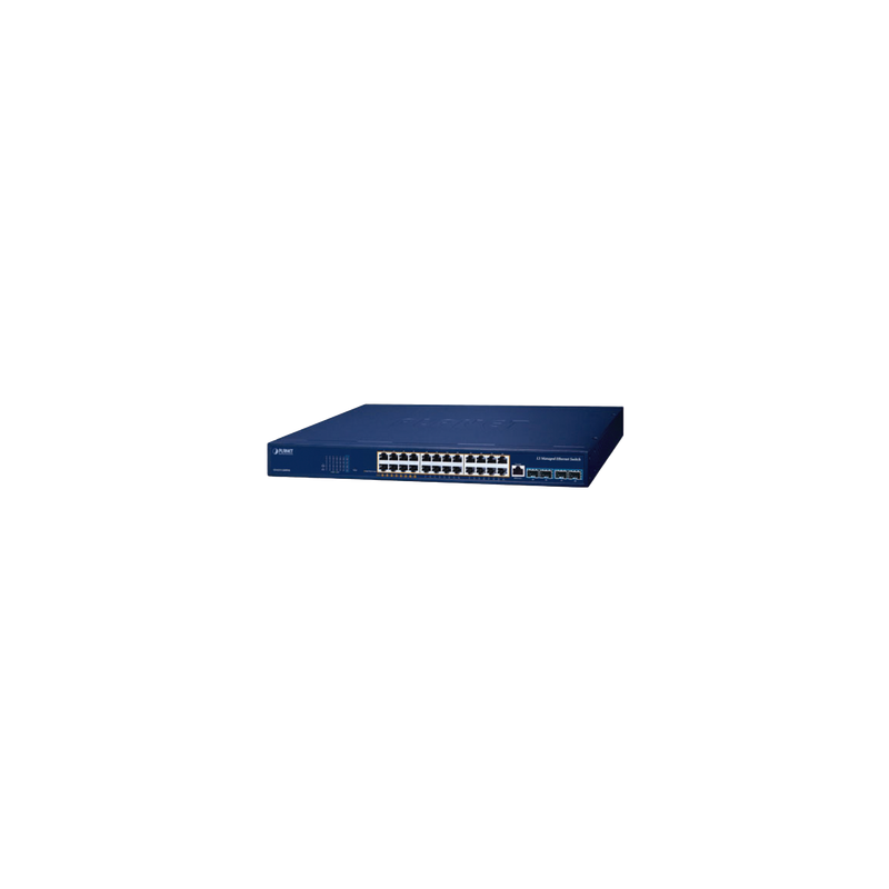 Switch PoE Administrable Capa 3 PLANET 24 Puertos Gigabit Po | Precio México - Envío Inmediato | LM Soluciones