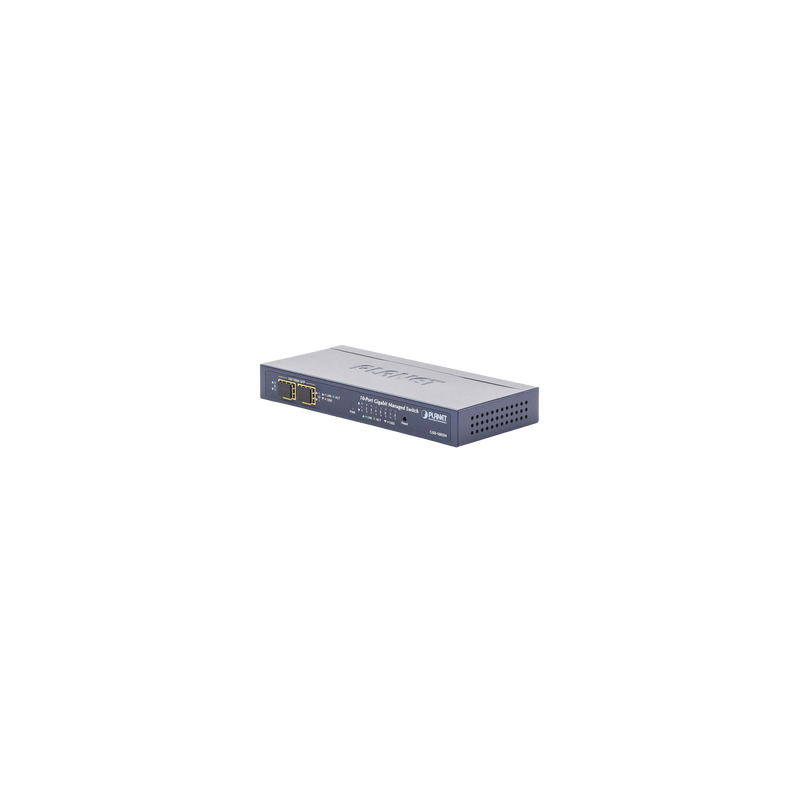 Switch Administrable Planet 8 Puertos Gigabit 2 SFP PoE | Precio México - Envío Inmediato | LM Soluciones