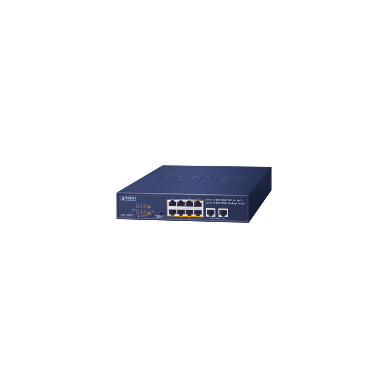 Switch PoE+ PLANET 8 Puertos 120W, No Administrable | Precio México - Envío Inmediato | LM Soluciones