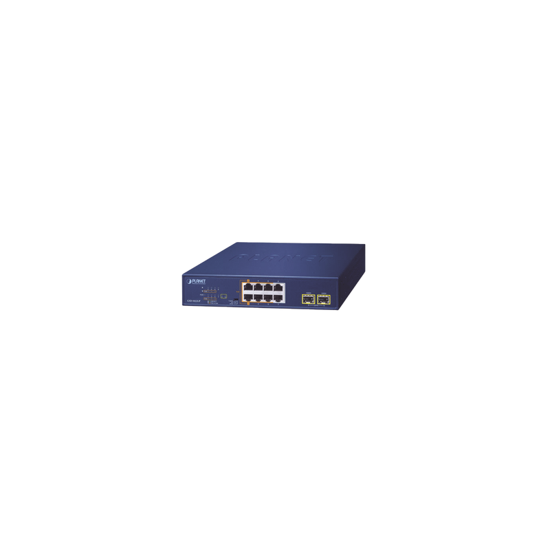 Switch PoE Planet 802.3bt 10 Puertos Gigabit Administrable | Precio México - Envío Inmediato | LM Soluciones