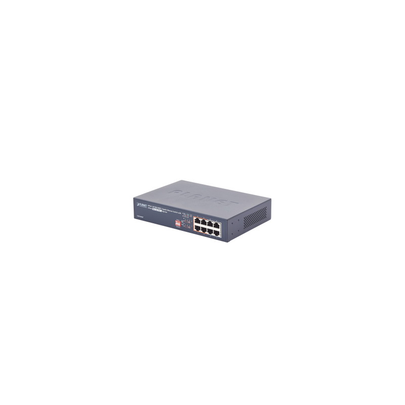 Switch PoE 8 Puertos PLANET GSD-804P Extender 250m | Precio México - Envío Inmediato | LM Soluciones