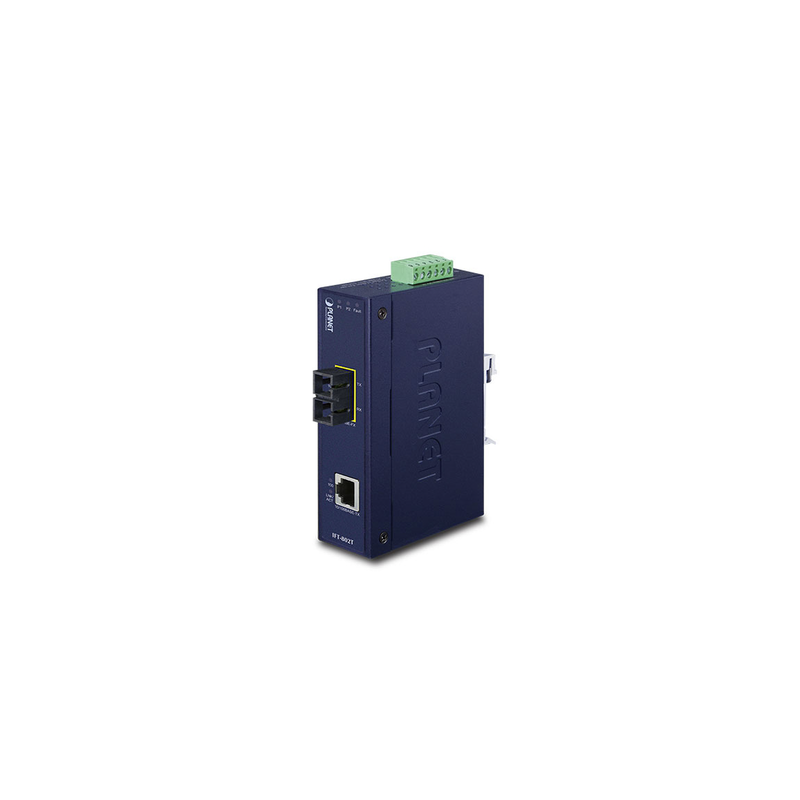 Convertidor de Medios Industrial PLANET 10/100 TX a FX SC Mu | Precio México - Envío Inmediato | LM Soluciones