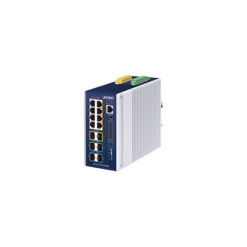 Switch Industrial Capa 3 PLANET 8 Puertos PoE++ 10G SFP+ | Precio México - Envío Inmediato | LM Soluciones