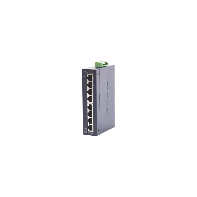 Switch Industrial PLANET 8 Puertos Gigabit No Administrable