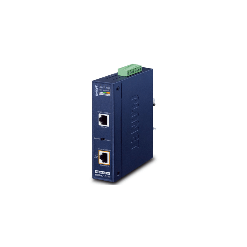 Inyector Industrial Planet 95W PoE++ IP30 - LM Soluciones