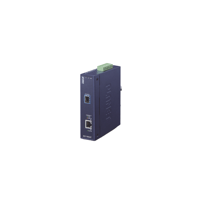 Convertidor Industrial 10G SFP+ PLANET IXT-705AT | Precio México - Envío Inmediato | LM Soluciones