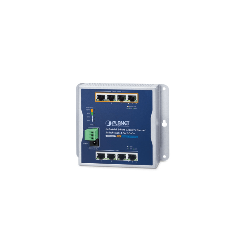 Switch Industrial No Administrable 8 Puertos Gigabit 4 PoE 1 | Precio México - Envío Inmediato | LM Soluciones