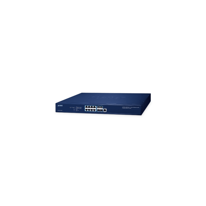 Switch Administrable Capa 3 10Gbps PLANET 8 Puertos RJ45 + 4
