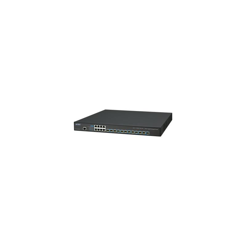 Switch Capa 3 12 Puertos 10G 8 Puertos 1G Planet | Precio México - Envío Inmediato | LM Soluciones