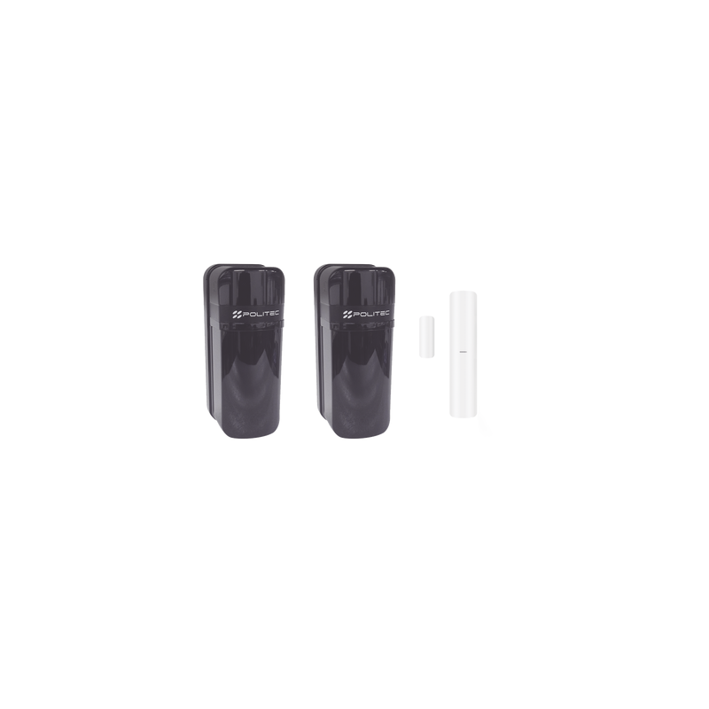 Detector Fotoeléctrico Politec AXPRO 60m Exterior Baterías | Precio México - Envío Inmediato | LM Soluciones