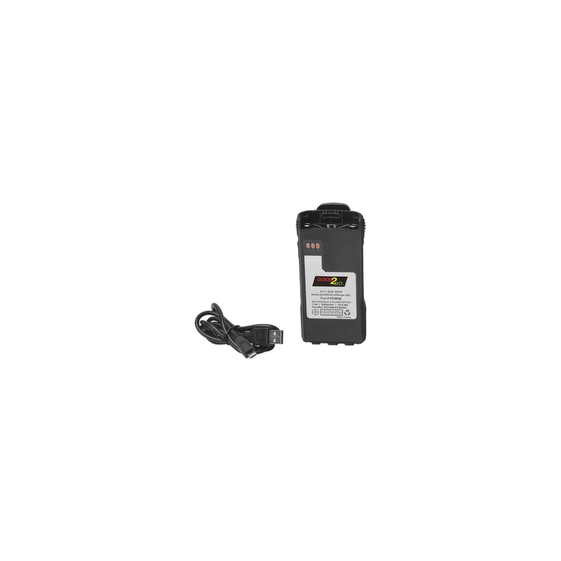 Batería Li-Po 2500 mAh para radios XTS2500/PR1500 con cargador interconstruido