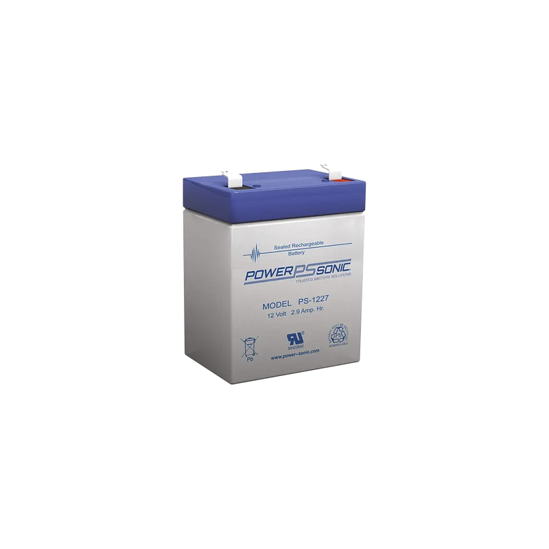 Batería 12V 2.9AH Power Sonic AGM/VRLA | LM Soluciones