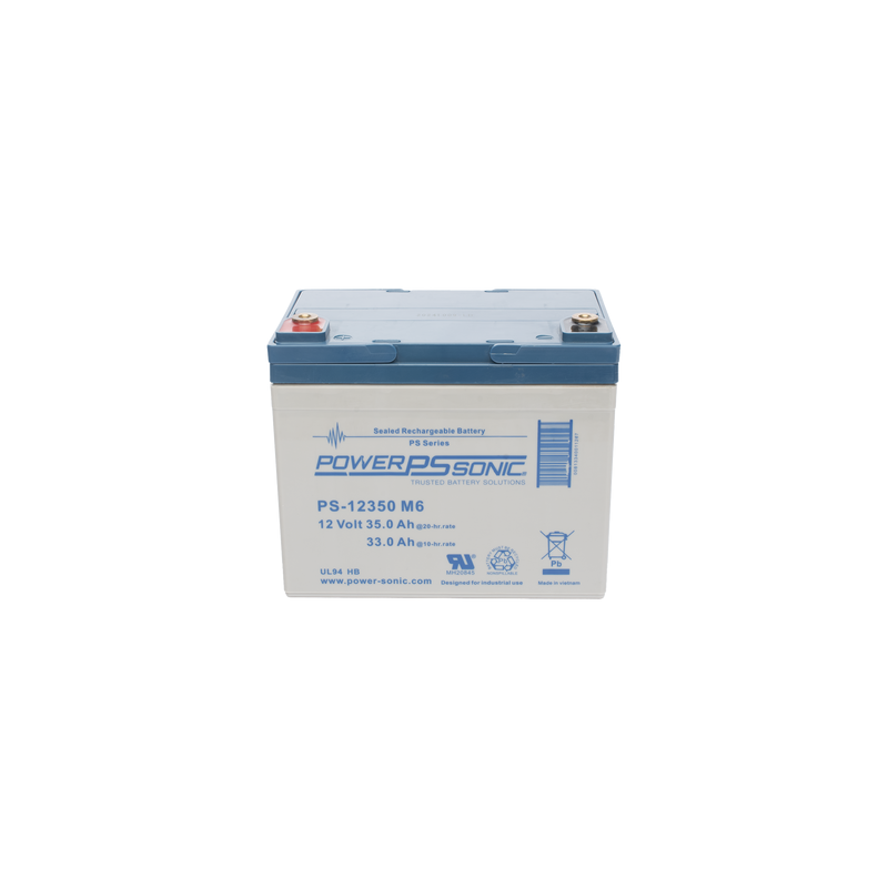 Batería 12V 35AH POWER SONIC AGM/VRLA, UL, 5 años | Precio México - Envío Inmediato | LM Soluciones