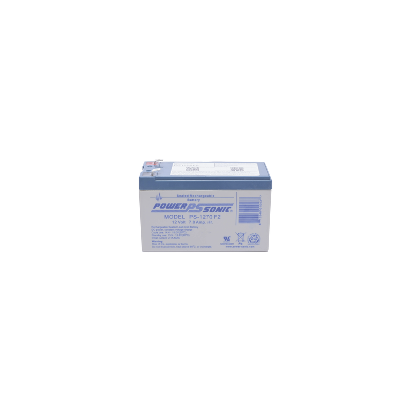 Batería Power Sonic 12V 7AH AGM VRLA Terminales F2 | Precio México - Envío Inmediato | LM Soluciones