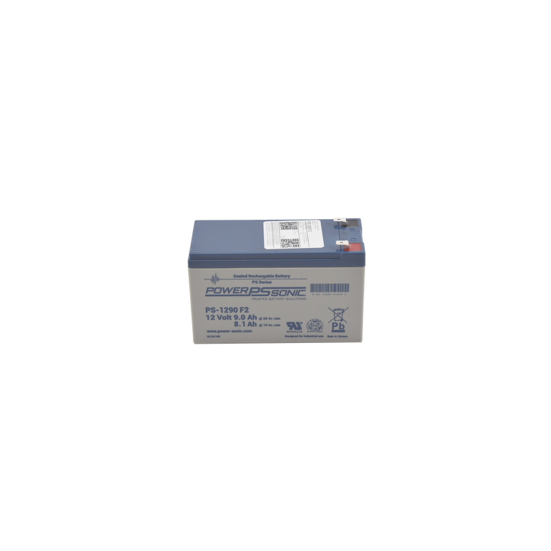 Batería Power Sonic 12V 9AH AGM VRLA Terminales F2 | Precio México - Envío Inmediato | LM Soluciones