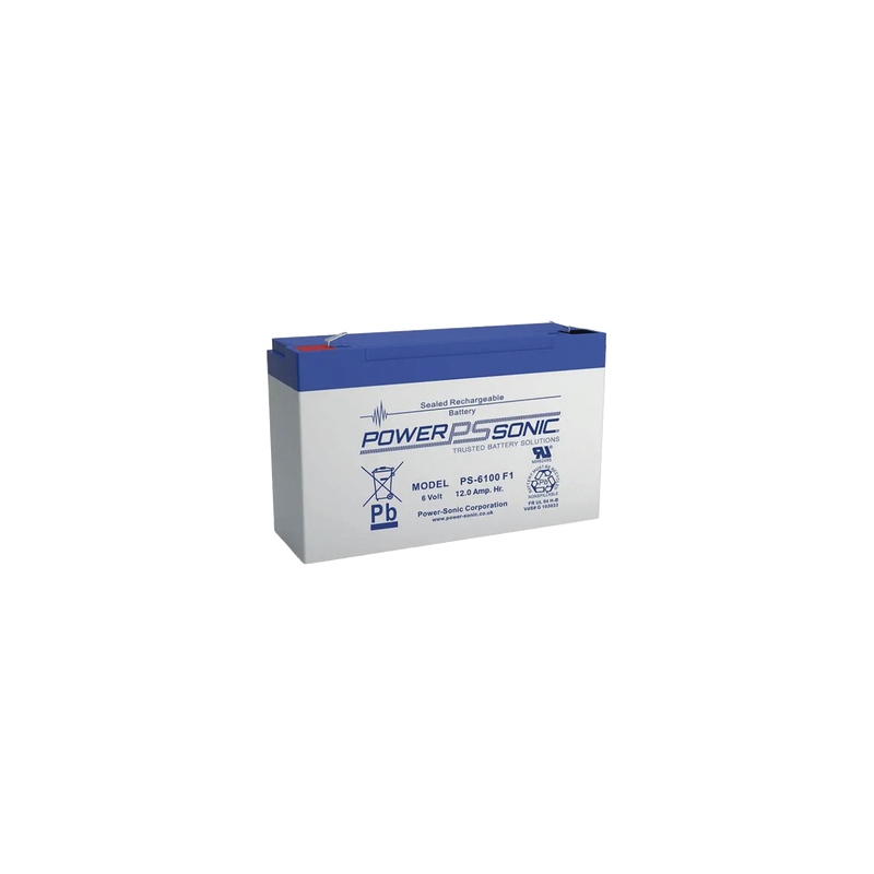 Batería Power Sonic 6V 12AH AGM/VRLA para Respaldo | Precio México - Envío Inmediato | LM Soluciones