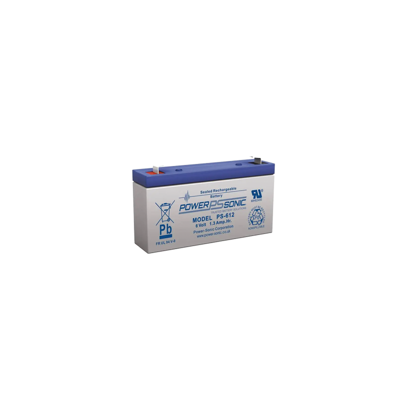 Batería Power Sonic 6V 1.2AH AGM VRLA | LM Soluciones