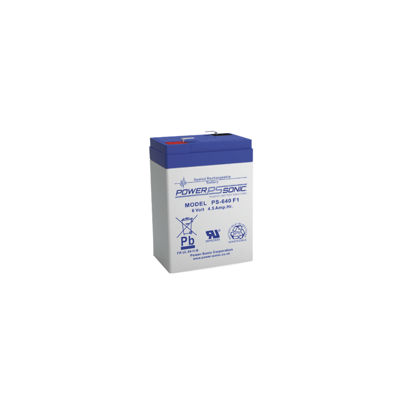 Batería Power Sonic 6V 4.5AH AGM/VRLA para Respaldo | Precio México - Envío Inmediato | LM Soluciones