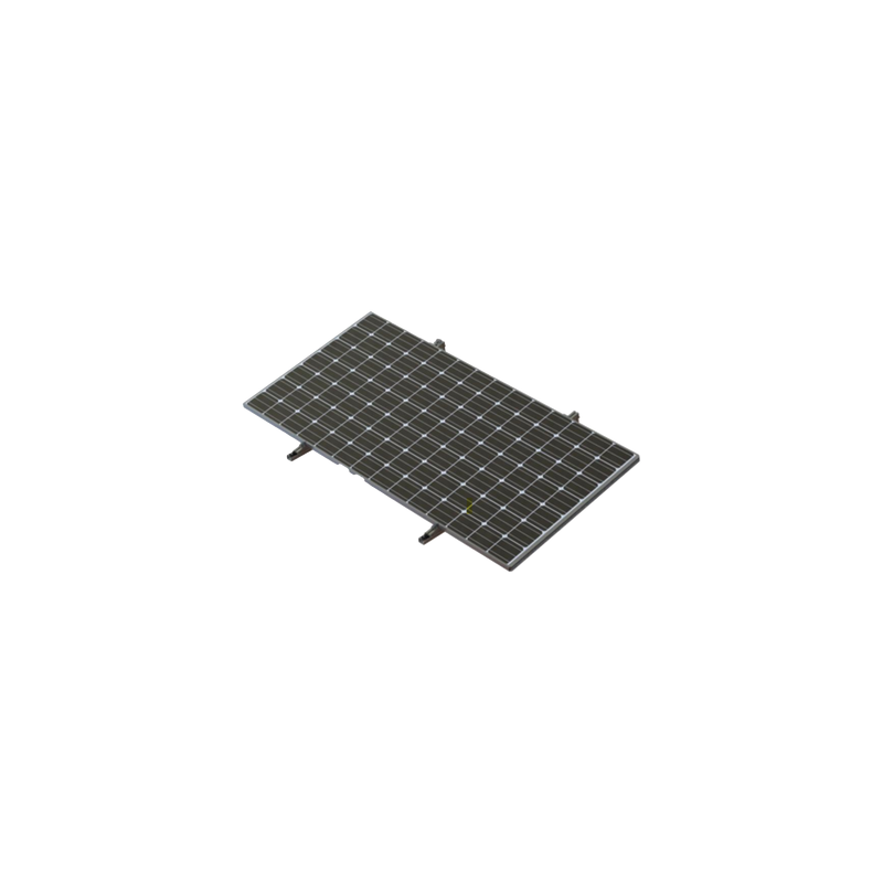  Montaje Para Piso de Concreto Para un Modulo Fotovoltaico  de 450 a 660W