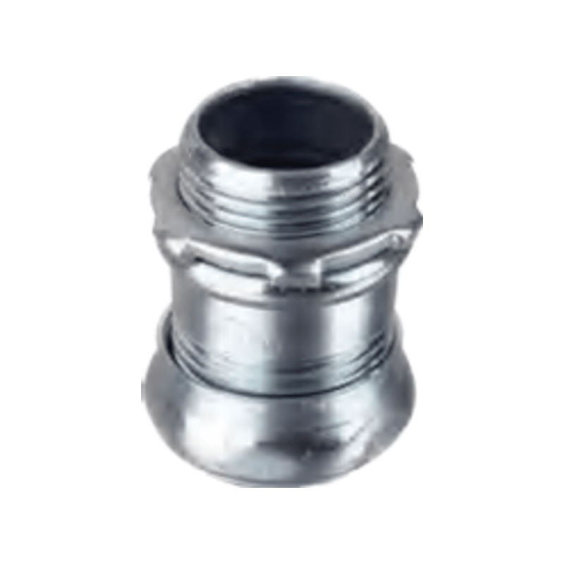 Conector Compresión Acero Galvanizado 1/2