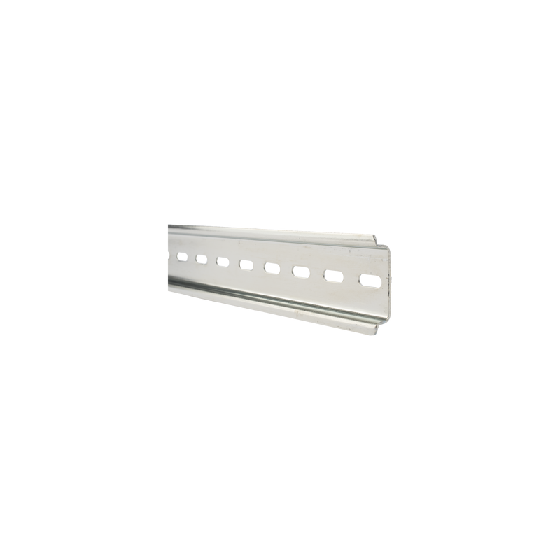 Riel DIN 35mm Ranurado 1 Metro Acero | PRECISION | Precio México - Envío Inmediato | LM Soluciones