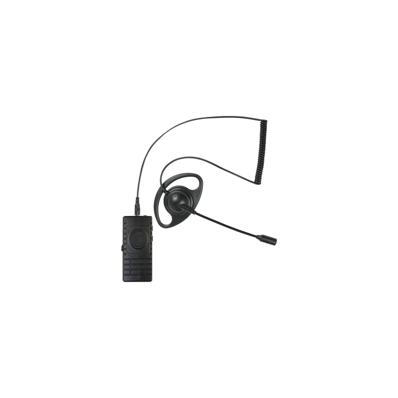 PTT inalámbrico Bluetooth con auricular con micrófono boom para radios Kenwood Serie NX5000/3000