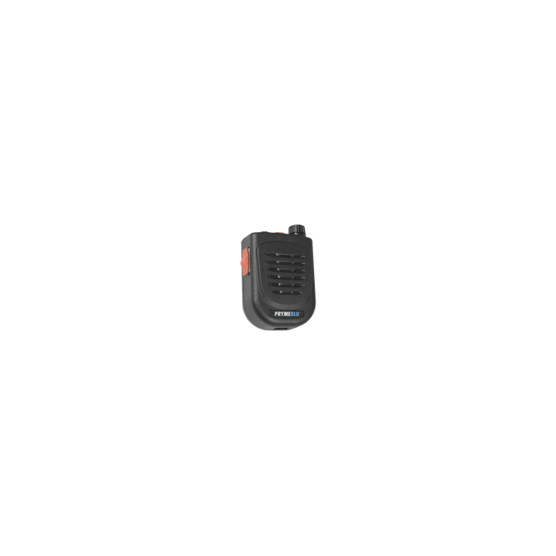 Micrófono bocina con Bluetooth con funciones de PTT y audio inalámbricas, compatible con adaptadores Pryme BLU, NX3000/5000 y Celulares, incluye adaptador de pared y cable USB