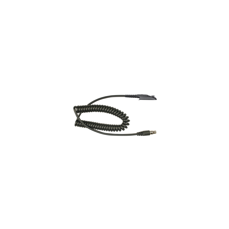 Cable para auricular HDS-EMB con atenuación de ruido para radios Motorola HT-750/ 1250/ 1550, PRO-5150/ 5550/ 7150/ 9150, MTX-850LS, PTX-700/ 760/ 780, Baofeng.